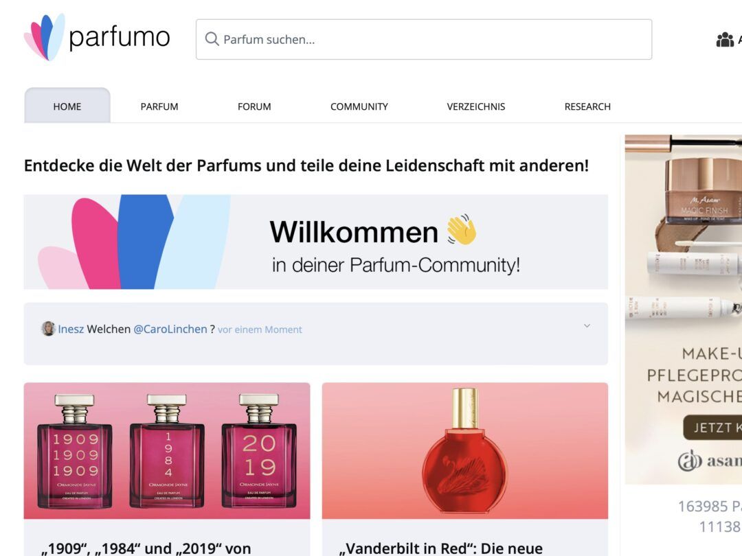 Parfumo.de Startseite